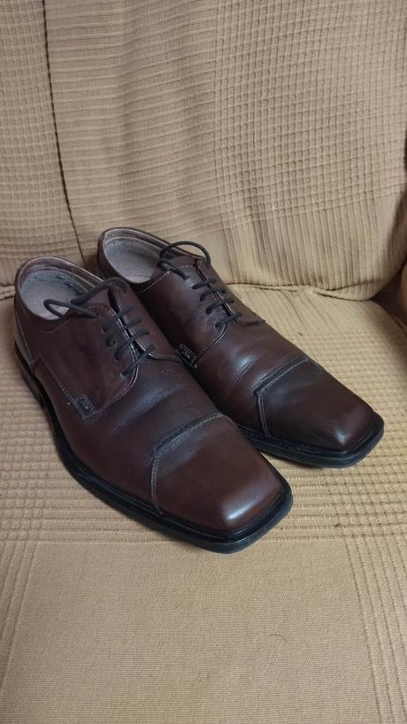 Pánske kožené spoločenské topánky, young spirit,41