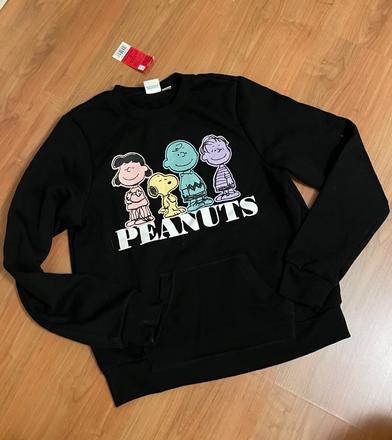 Mikina nenosená, peanuts,xs