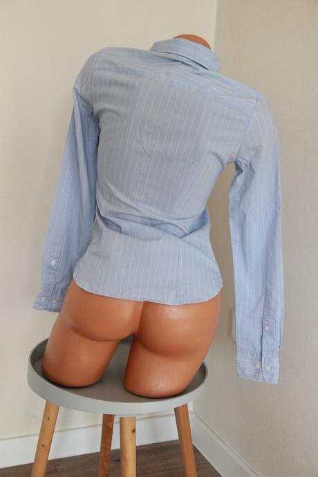Bledo modra biznis košeľa, xs, h&m,xs