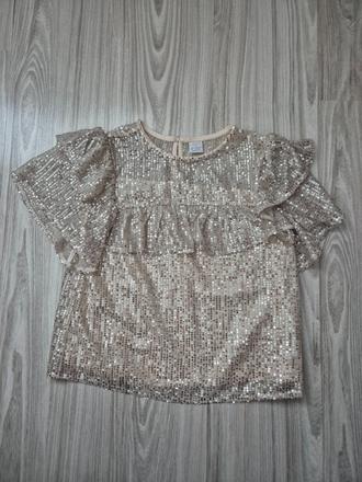 Blúzka flitrovaná, lindex,158