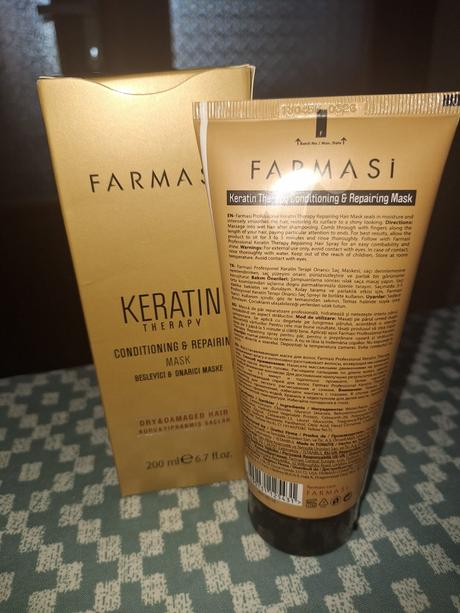Keratínová maska,