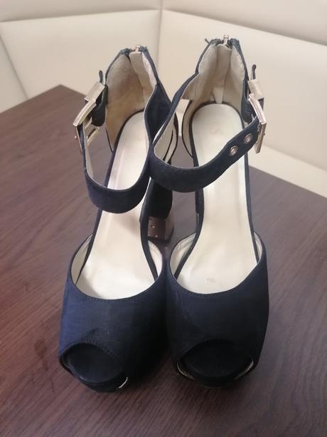 Extravagantné sandále na platforme, 36