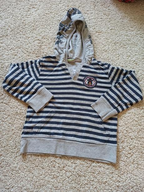 Prúžkovaná mikina, topolino,122