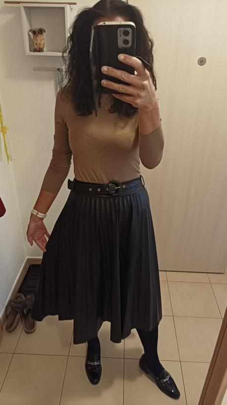 Krásna tepla koženková sukňa zara, zara,m