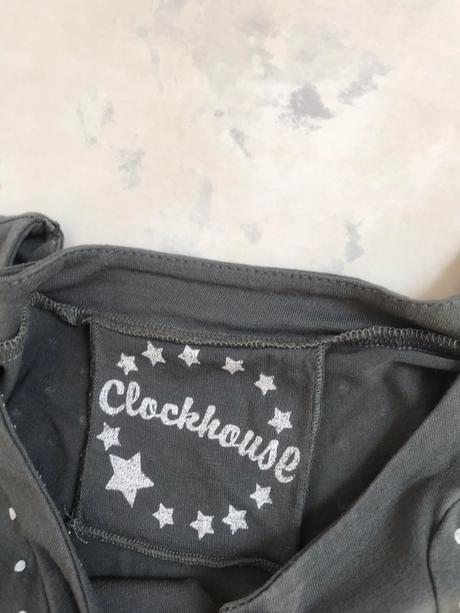 Dlhšie bodkované triko, c&a,s