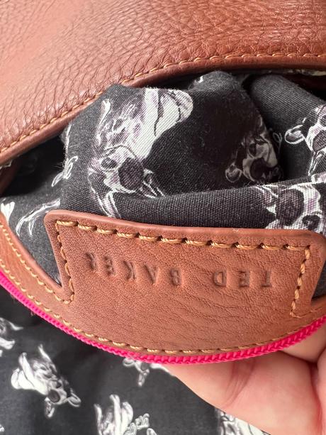 Ted baker kozena crossby kabelka kabela hneda kras, ted baker