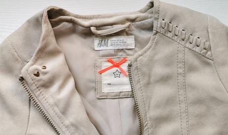Semišová bundička h&m 92, h&m,92