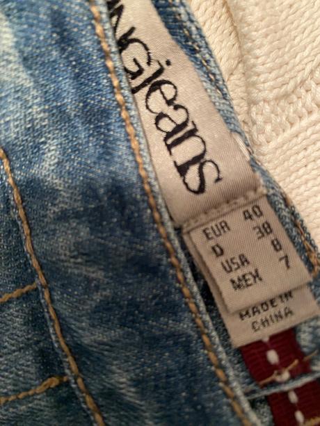 Denimova sukna, mango,40