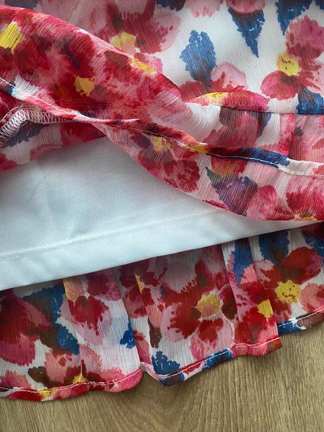 Letná kvetovaná sukňa, xs