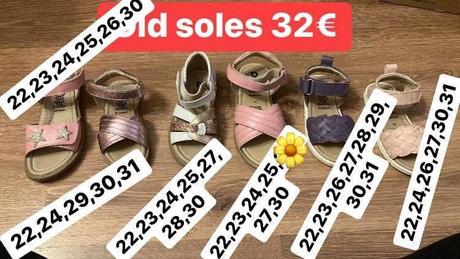 Old soles sandale, 22 - 34