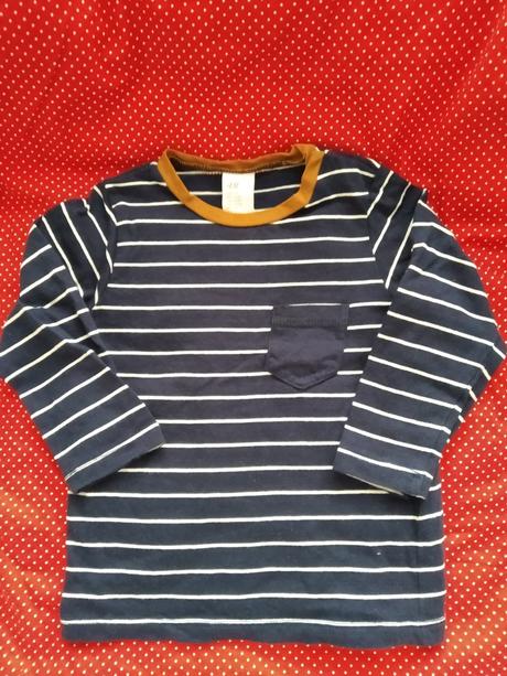 Tričko s dlhým rukávom h&m, h&m,74