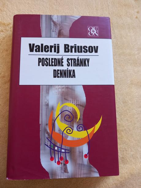 Briusov posledné stránky denníka,
