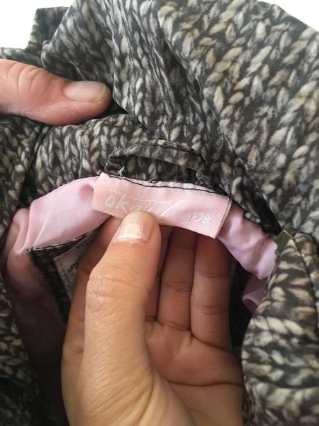 Bunda krásna tepla pre dievča, 128