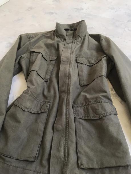 Dlhšia celtová army bunda m/l, l