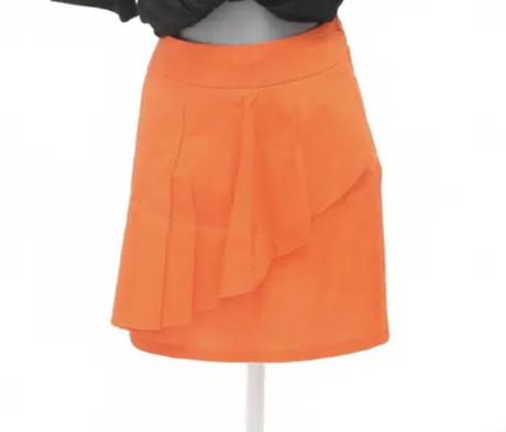 Oranžová sukňa, m
