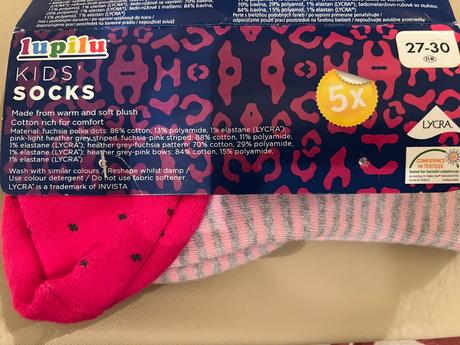 Hrubé ponožky, lupilu,27