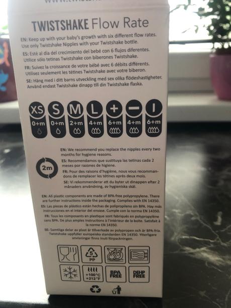 Dojčenská flaska twistshake, 