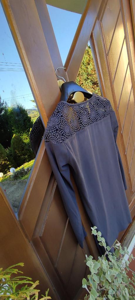 Sveter s čipkou/kardigan,