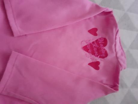 Ruzova dievcenska mikina, c&a,110