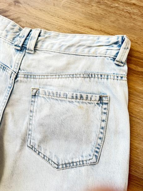 Low-rise baggy barrel jeans bershka, bershka,36