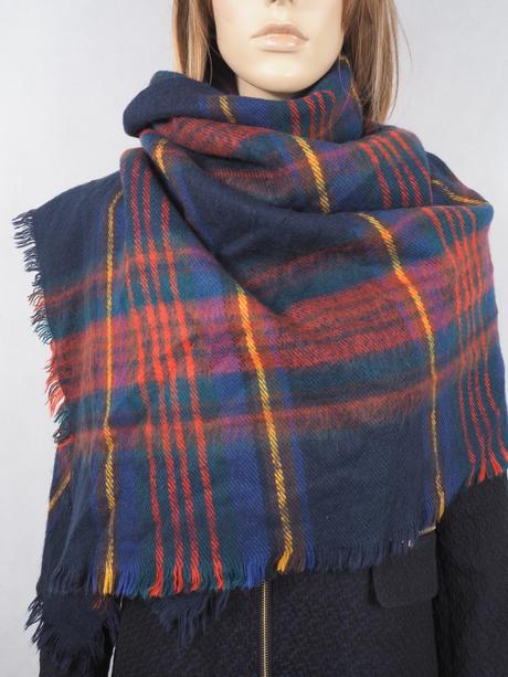 Kvalitná mohutná káro šatka bershka, bershka,xl