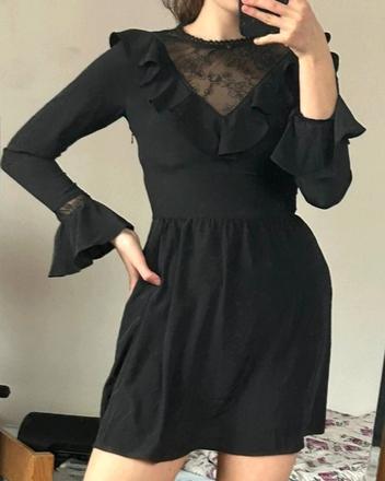 Čierne šaty h&m, h&m,s