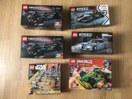 Lego mix technic, ninjago, star wars nové,