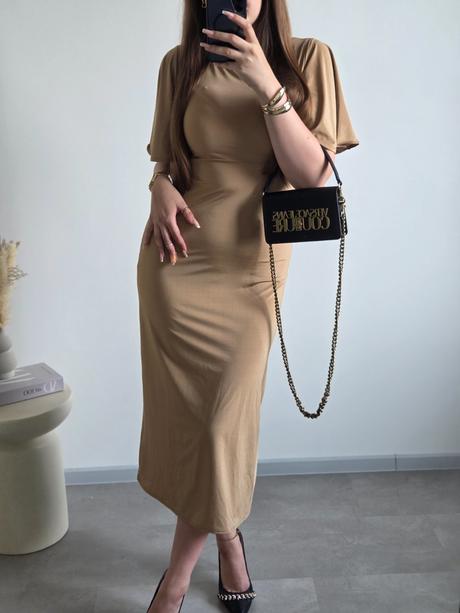 Midi šaty s, h&m,s