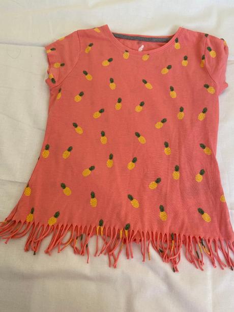 Pomarančové tričko so strapcami, pepperts,134