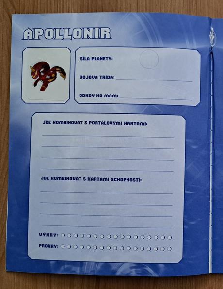 Knižka "bakugan - zberateľská edícia", 