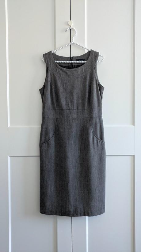 Sivé puzdrové šaty comma, m