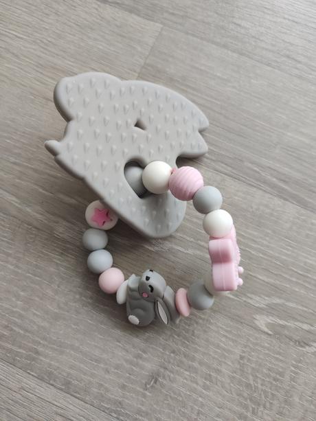 Hryzadlo silikónové zajacik,