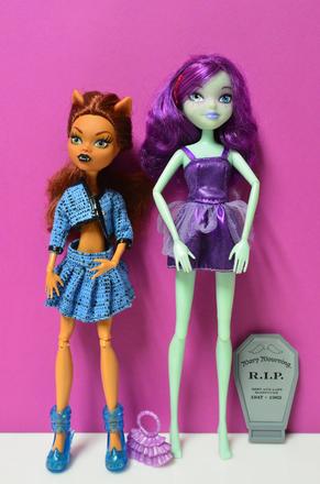 Monster bábika zombie girls, 