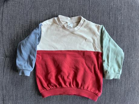 Mikina farebná, h&m,80