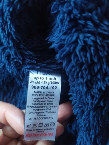 Zimna kombinéza next 0-3 mesiace, next,56