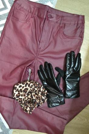 Sexi push up na štýl freddy kožený vzhľad s/m, m