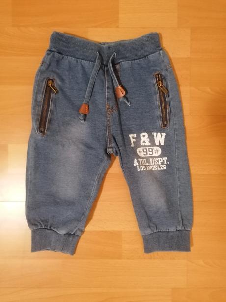Kratasky tenké riflove 122, denim,122