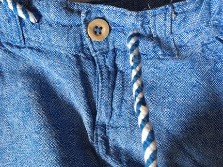 Kratke lanove nohavice, lupilu,86