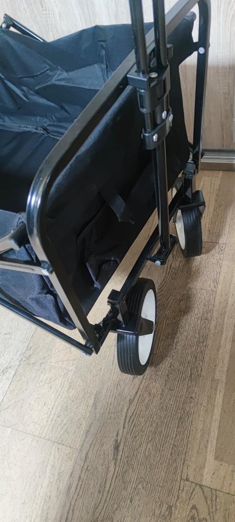 Prenosný, plážový, kempingový, skladateľný vozík,