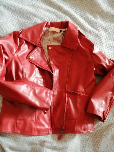 Kožená bunda, s