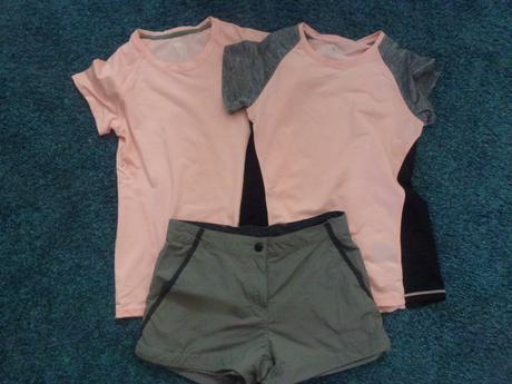 2 x športové tričko, h&m,158