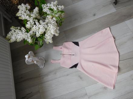 Šaty marhuľkové 36/38 pružné, 36