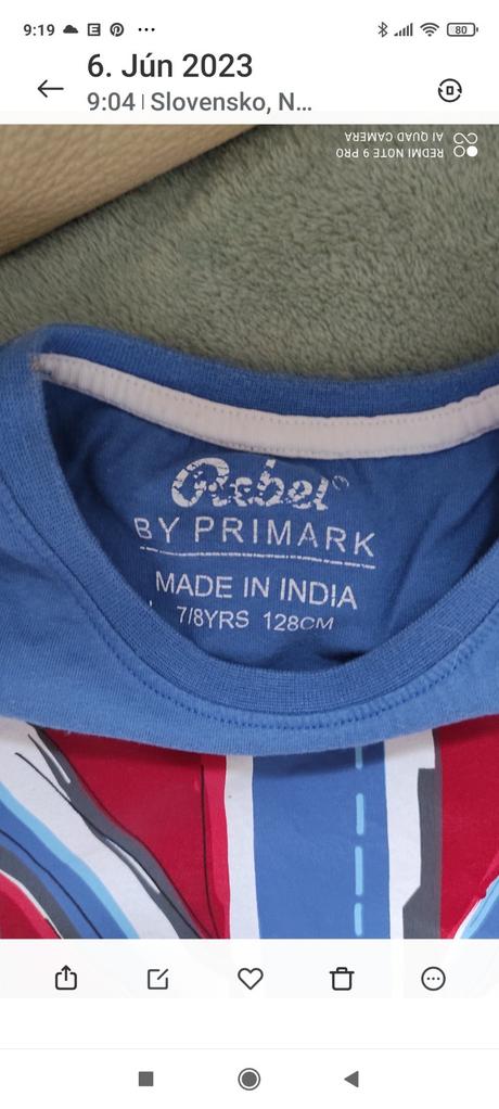 Tričko rebel, rebel,128