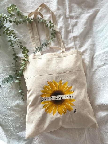 Plátené, ručne maľované tašky, 