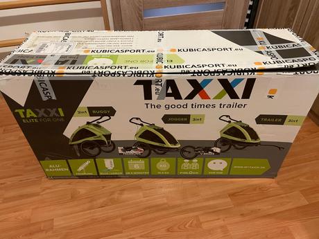 Predám taxxi elite 1 cyklovozík modrý, 
