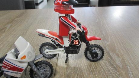 Motorka figúrkou  playmobil, 