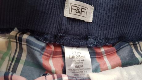 Sortky 2-3 roky, f&f,98