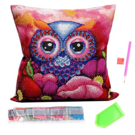 Diamantová vyšívacia súprava 5d obliečka na vankúš,