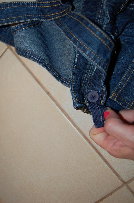 Riflová šatová sukienka., original marines,104