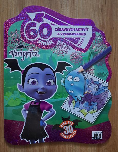 Knižka disney junior "vampirina" s aktivitami, 